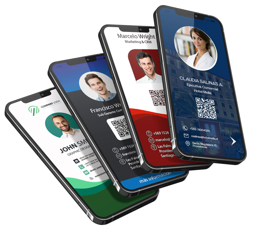 Mockup-4-etarjetas abanico_de_smartphones_con_e-tarjetas_en_sus_pantallas